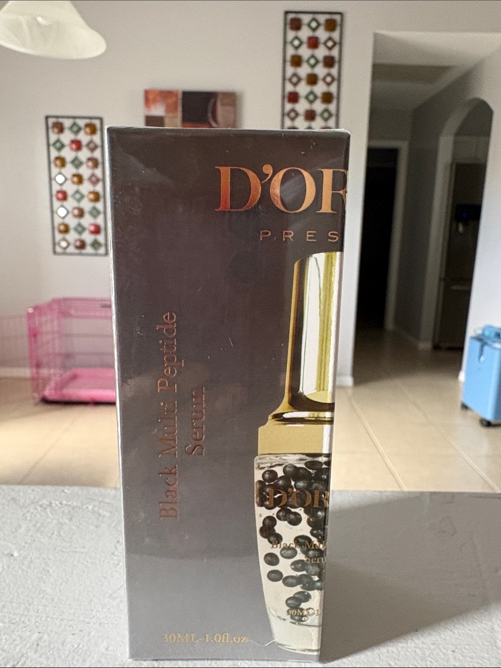 D’OR24K Multi-Peptide Serum – Gold & Black